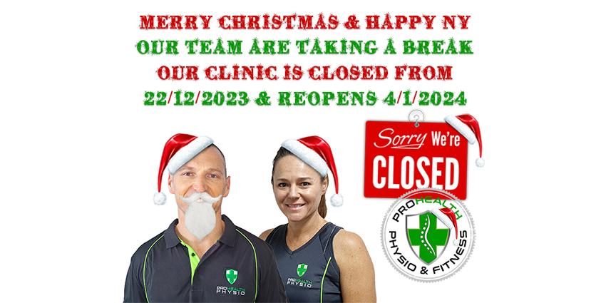 Clinic Closure Christmas 2024